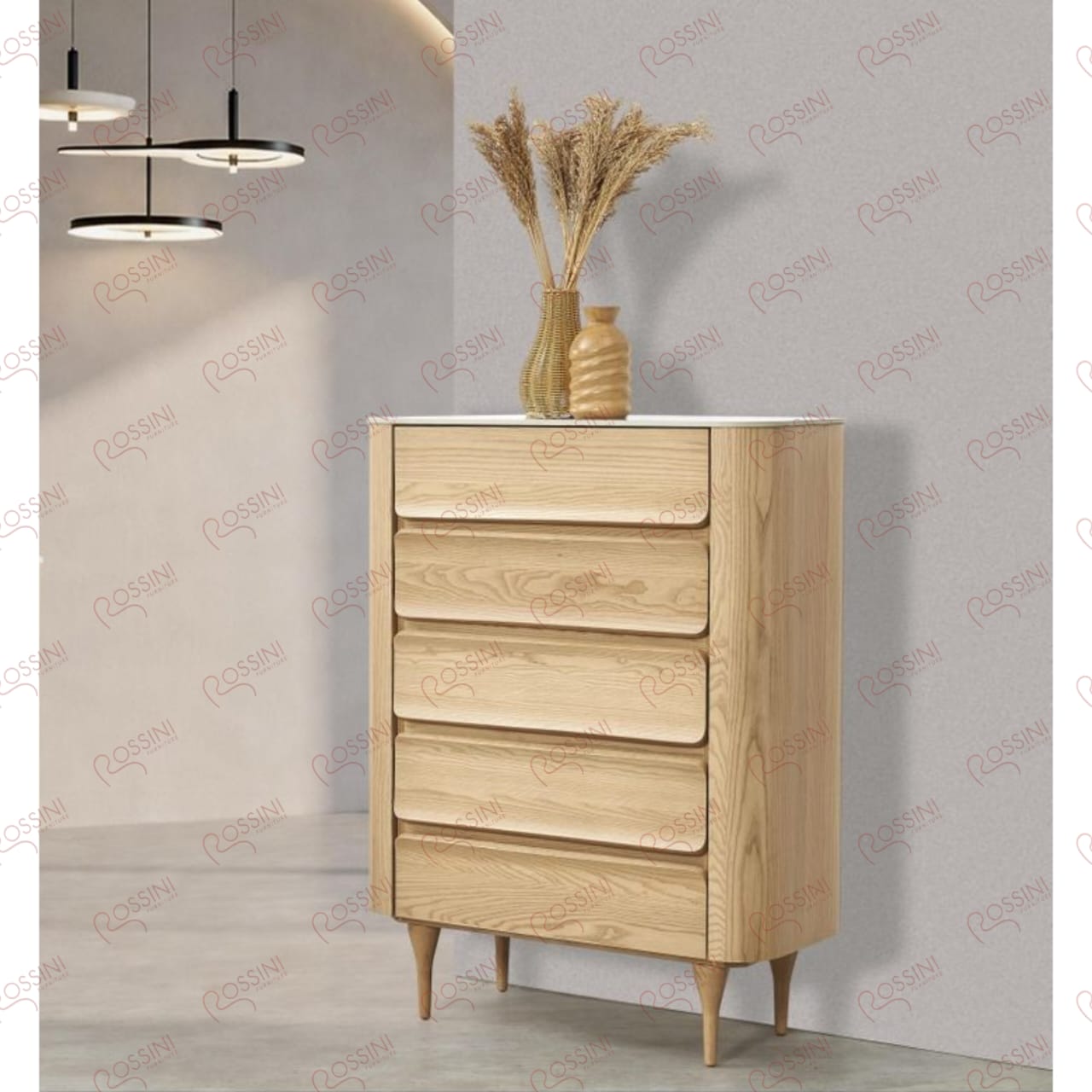 Scandinavian Solid Wood Chest of Drawer