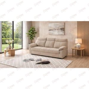 Contemporary High-Back Sofa