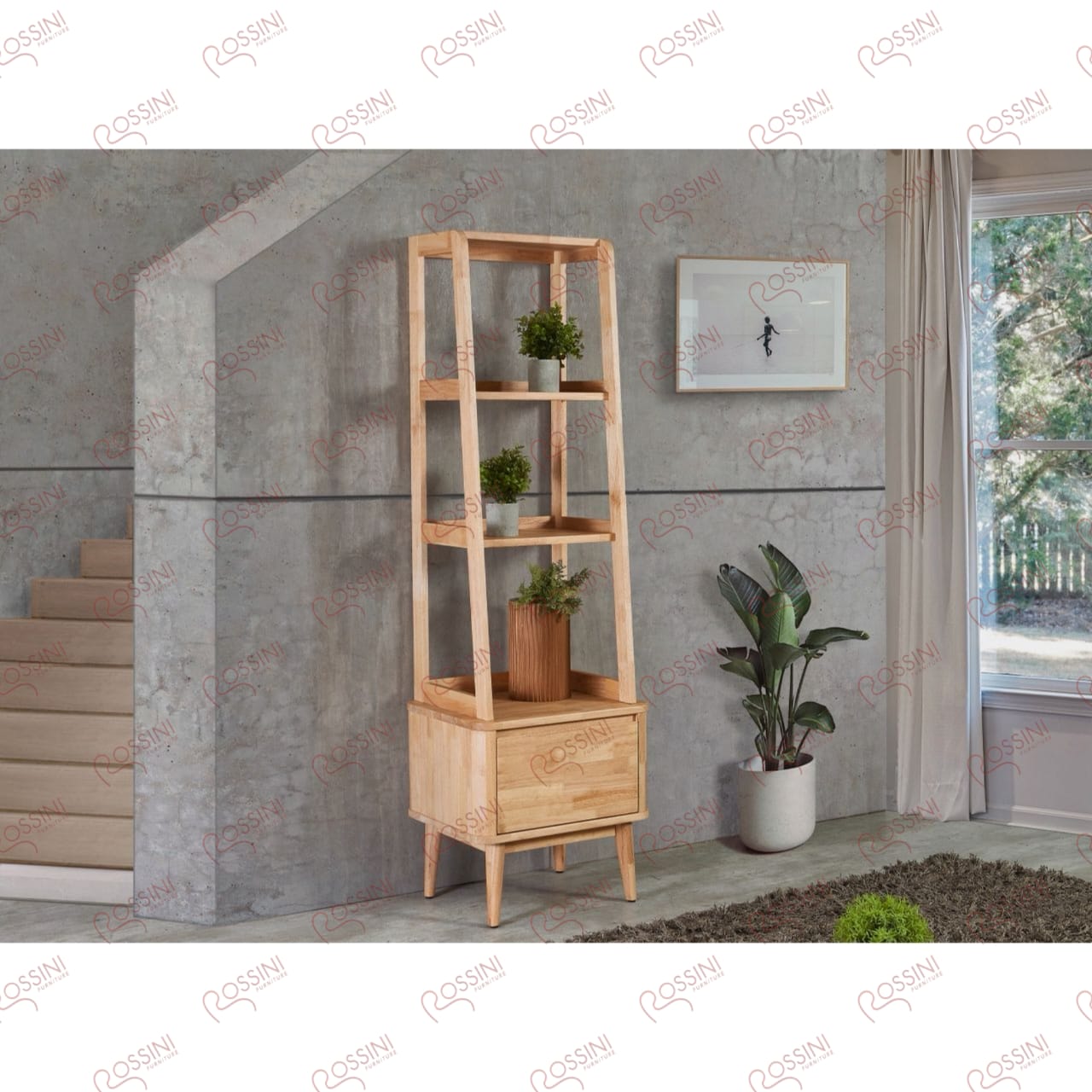 Solid Wood Display Shelf