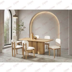 Solid Wood Dining Set - 6FT