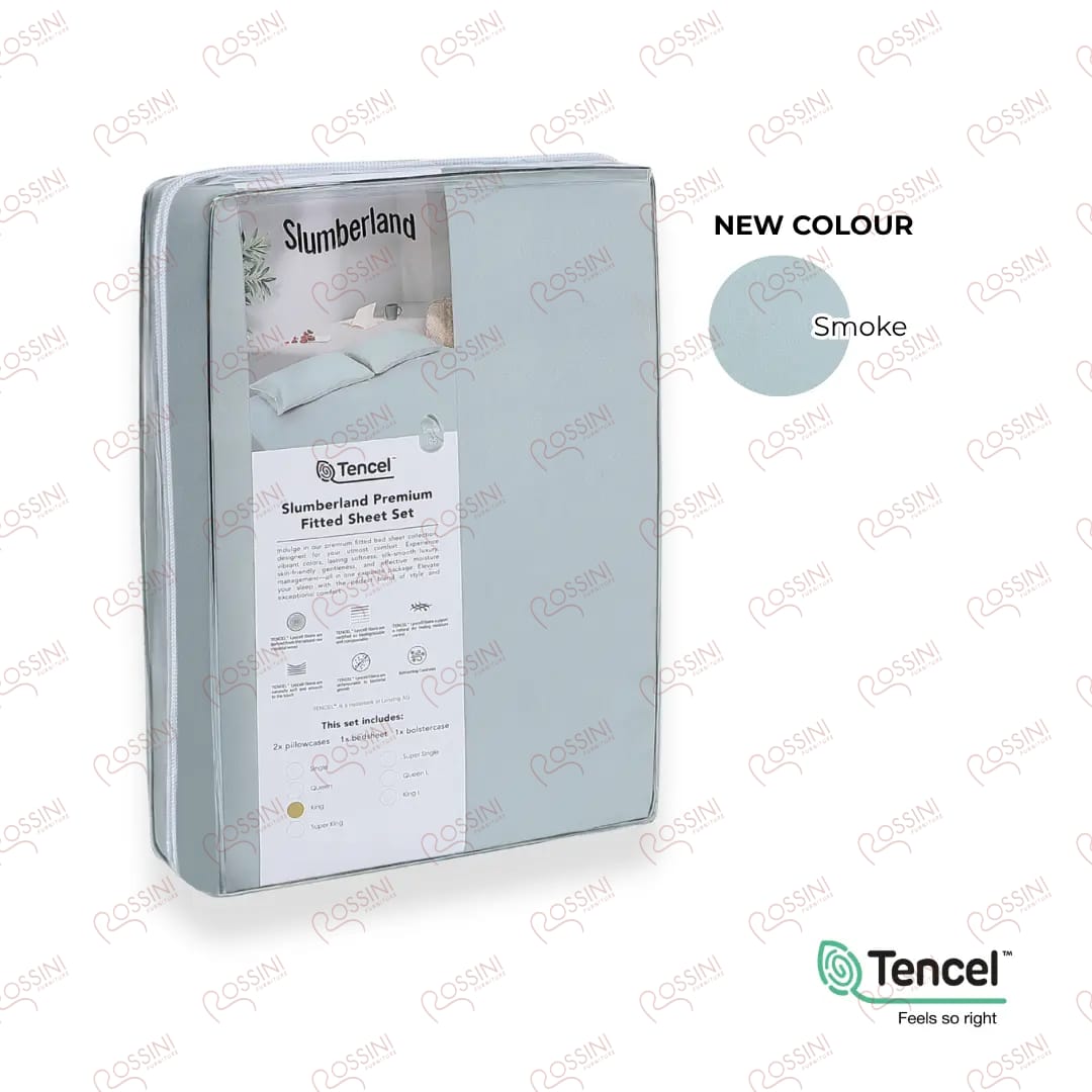 Slumberland Premium Tencel Fitted Bedsheet Set