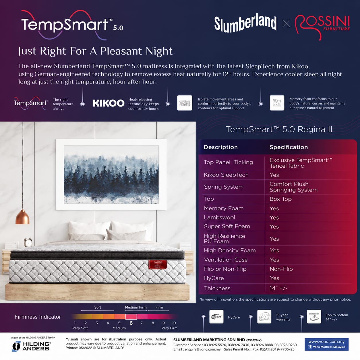 Slumberland TempSmart™ 5.0 Regina II