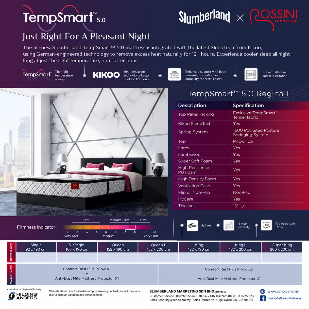 Slumberland TempSmart™ 5.0 Regina I