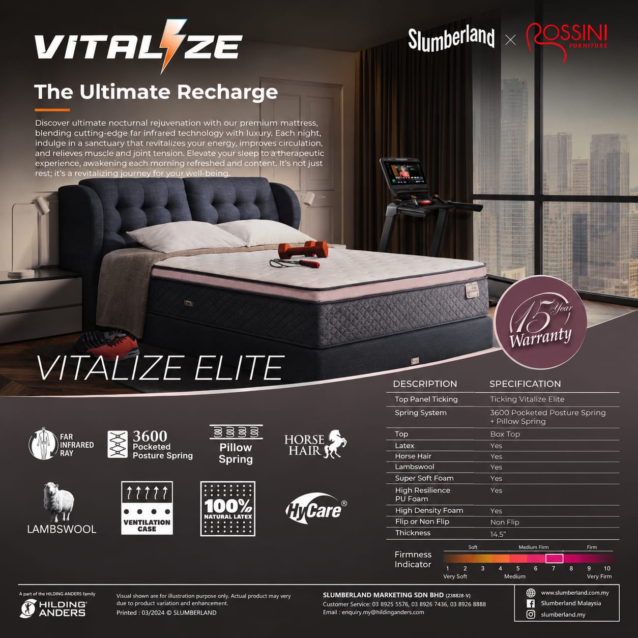 Slumberland Vitalize Elite
