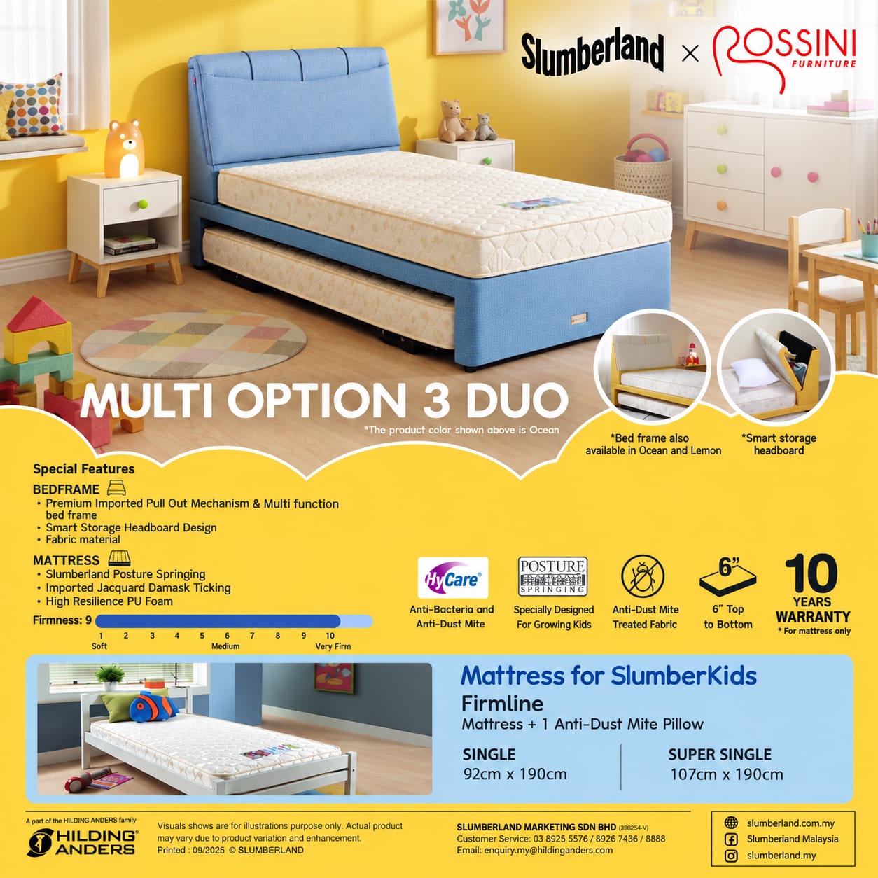 Slumberkids Multi Option 3 Duo