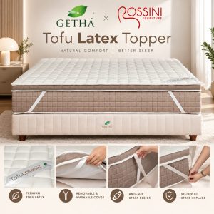 Getha Tofu Latex Mattress Topper - Premium