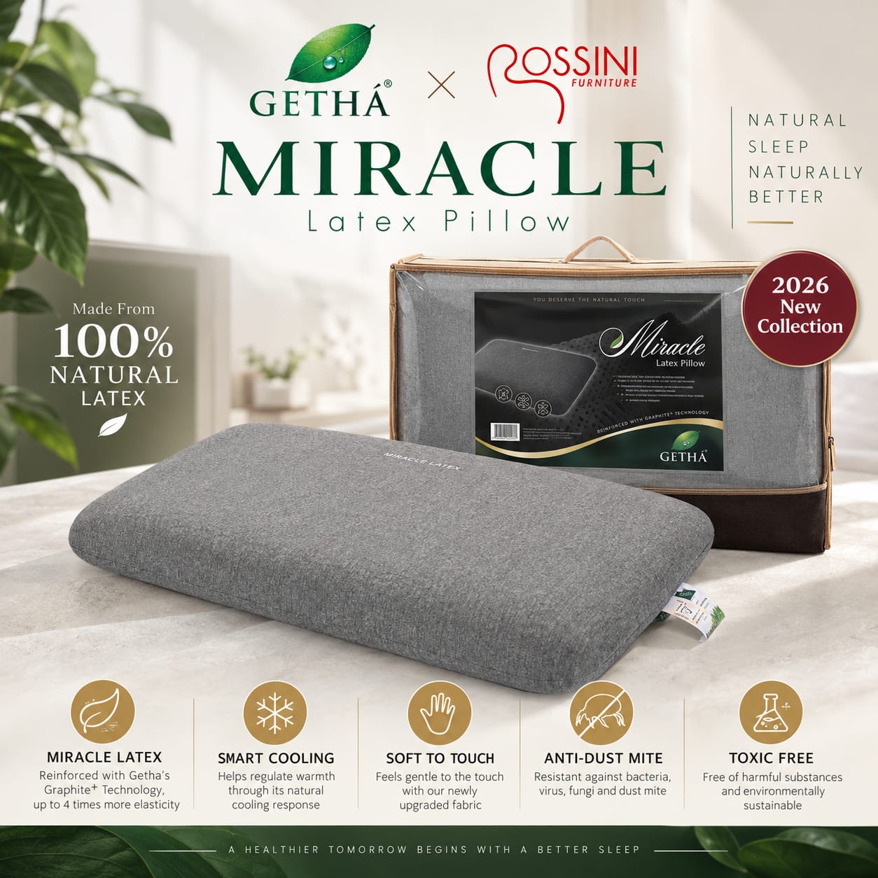 Getha Miracle Latex Pillow