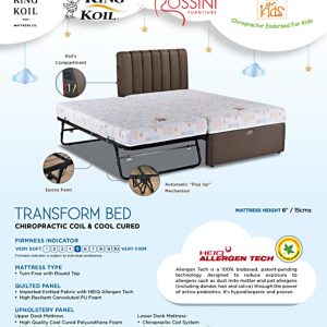 KingKoil Transform Bed 5in1