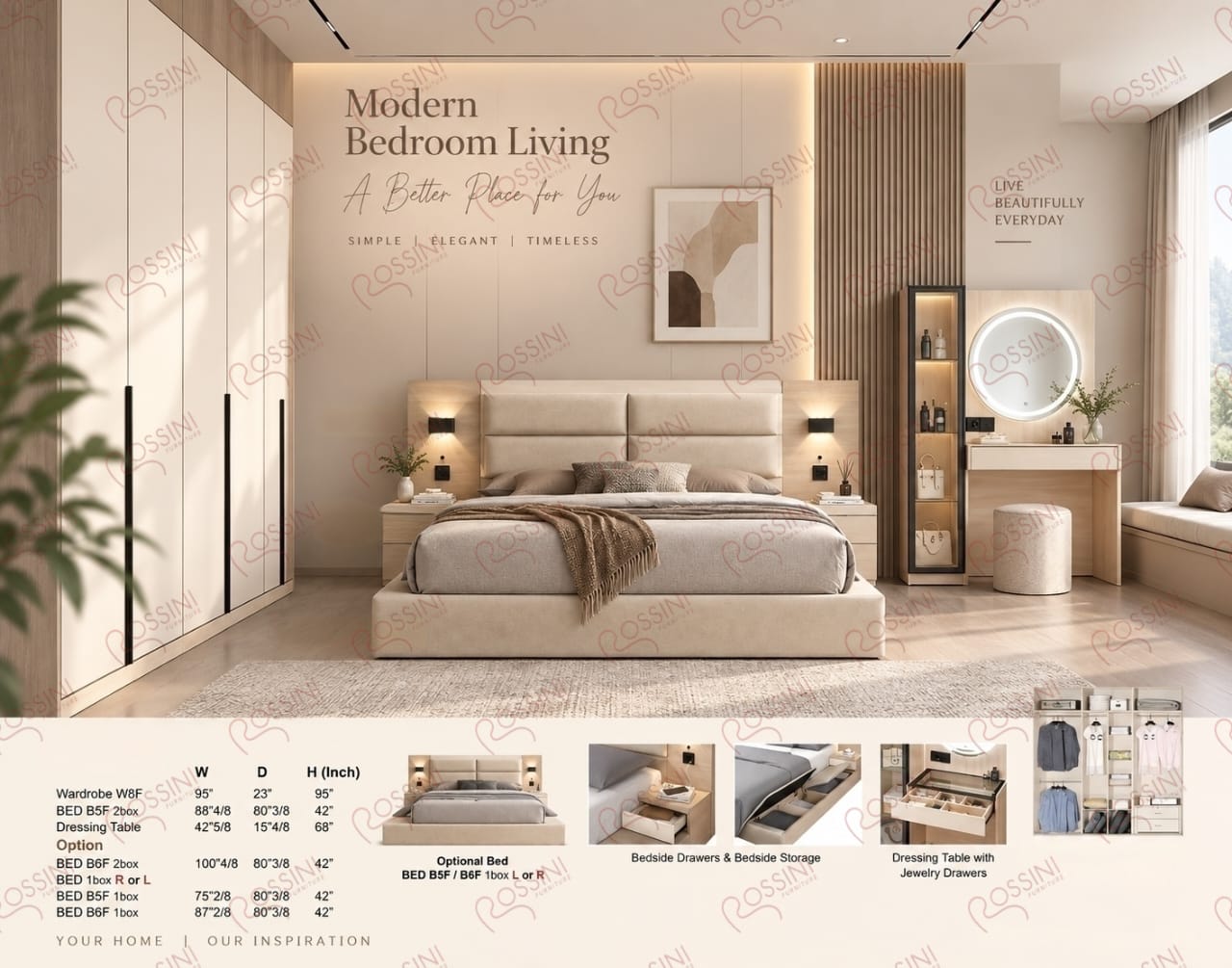 Japandi Bedroom Collection